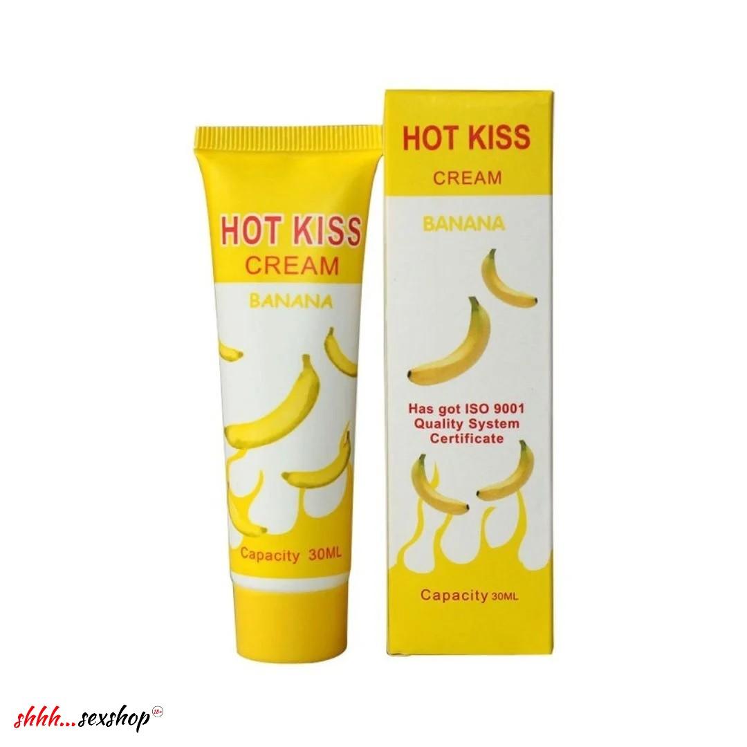 Оральная смазка Hot Kiss Банан 30мл