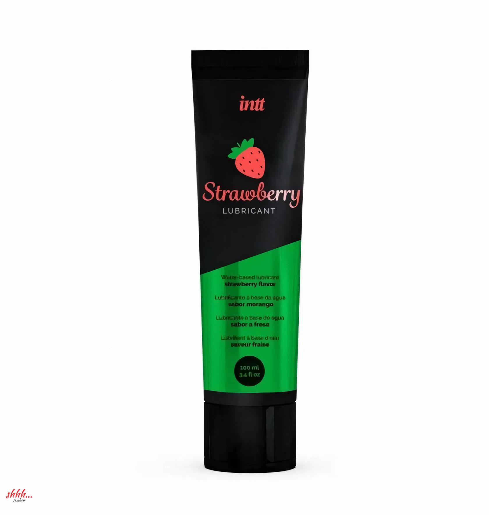 Intt Strawberry Lubricant - Оральный Лубрикант С Ароматом И Вкусом Клубники (100 Мл.)