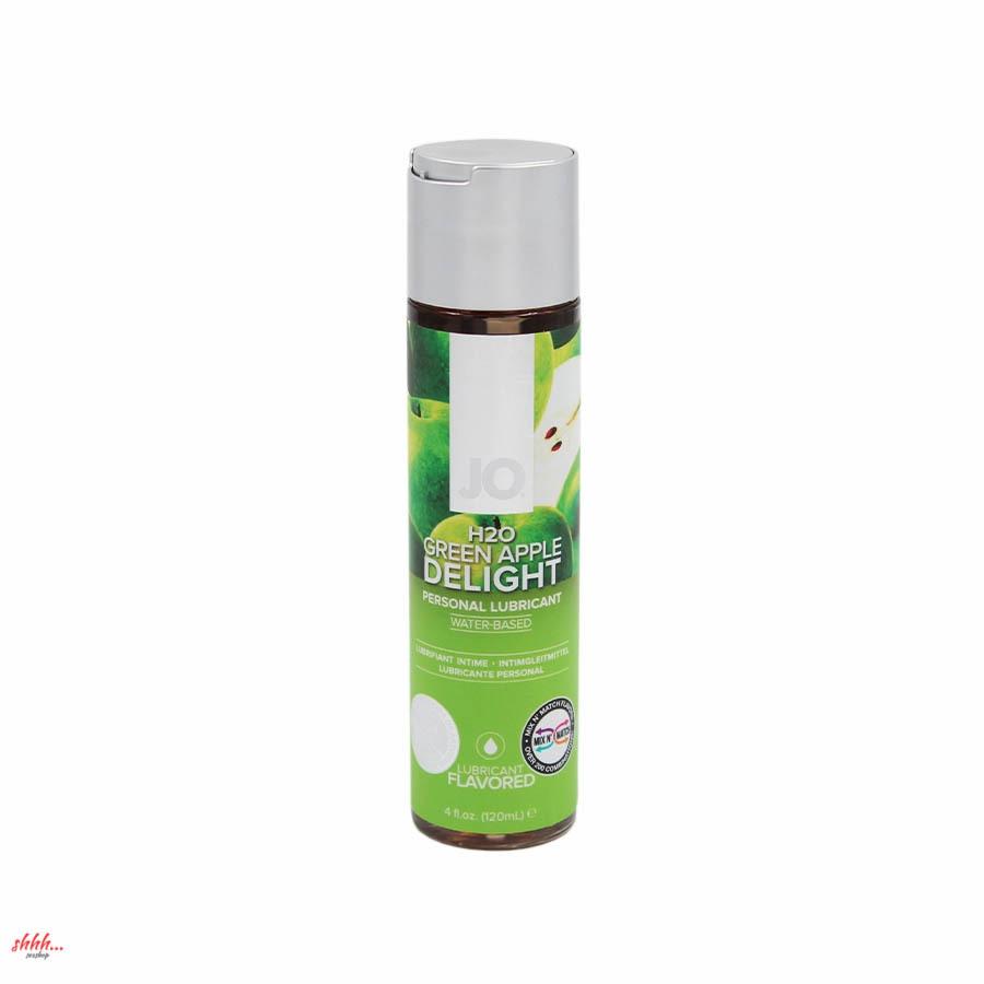 Вкусовой лубрикант "Зеленое яблоко " JO Flavored Green Apple H2O 30 мл.