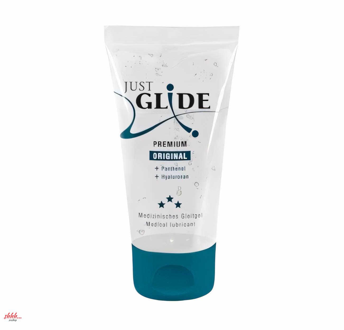 Гель-Смазка Just Glide Premium Гиалуроновой Кислотой И Пантенолом 200 Мл.