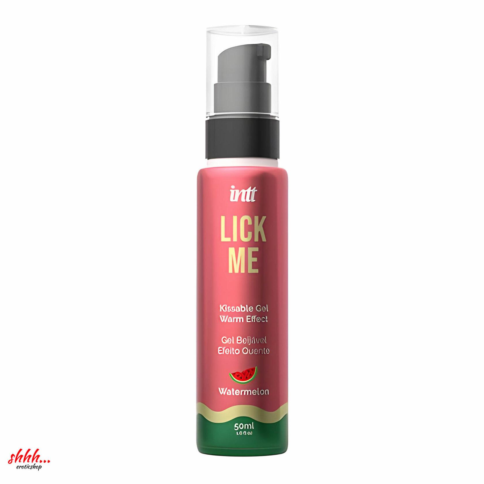 Гель со вкусом арбуза LICK ME с согревающим эффектом от INTT 50 мл