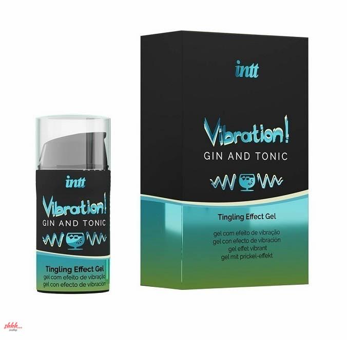 Возбуждающий Гель С Эффектом Вибрации Vibration! Gin Tonic (15 Мл.) От Intt