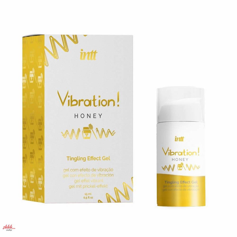 Возбуждающий Гель С Эффектом Вибрации Vibration! Honey (15 Мл.) От Intt