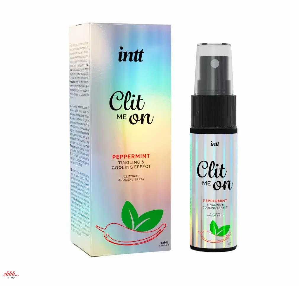 Intt Clit Me On Peppermint - Охлаждающий Жидкий Вибратор Для Клитора С Мятным Вкусом, 12 Мл