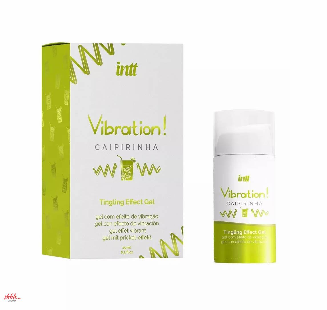 Возбуждающий Гель С Эффектом Вибрации Vibration! Caipirinha (15 Мл.) От Intt