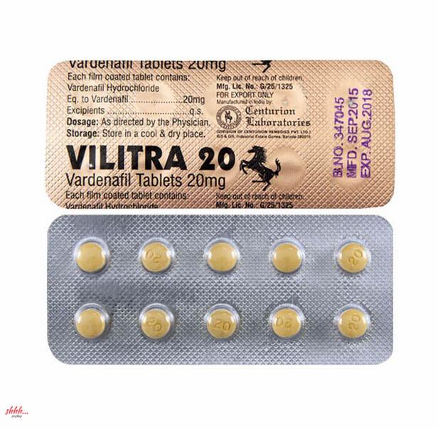 Препарат Для Лечения Потенции И Эректильной Дисфункции Vilitra 20 Mg (10 Шт.)