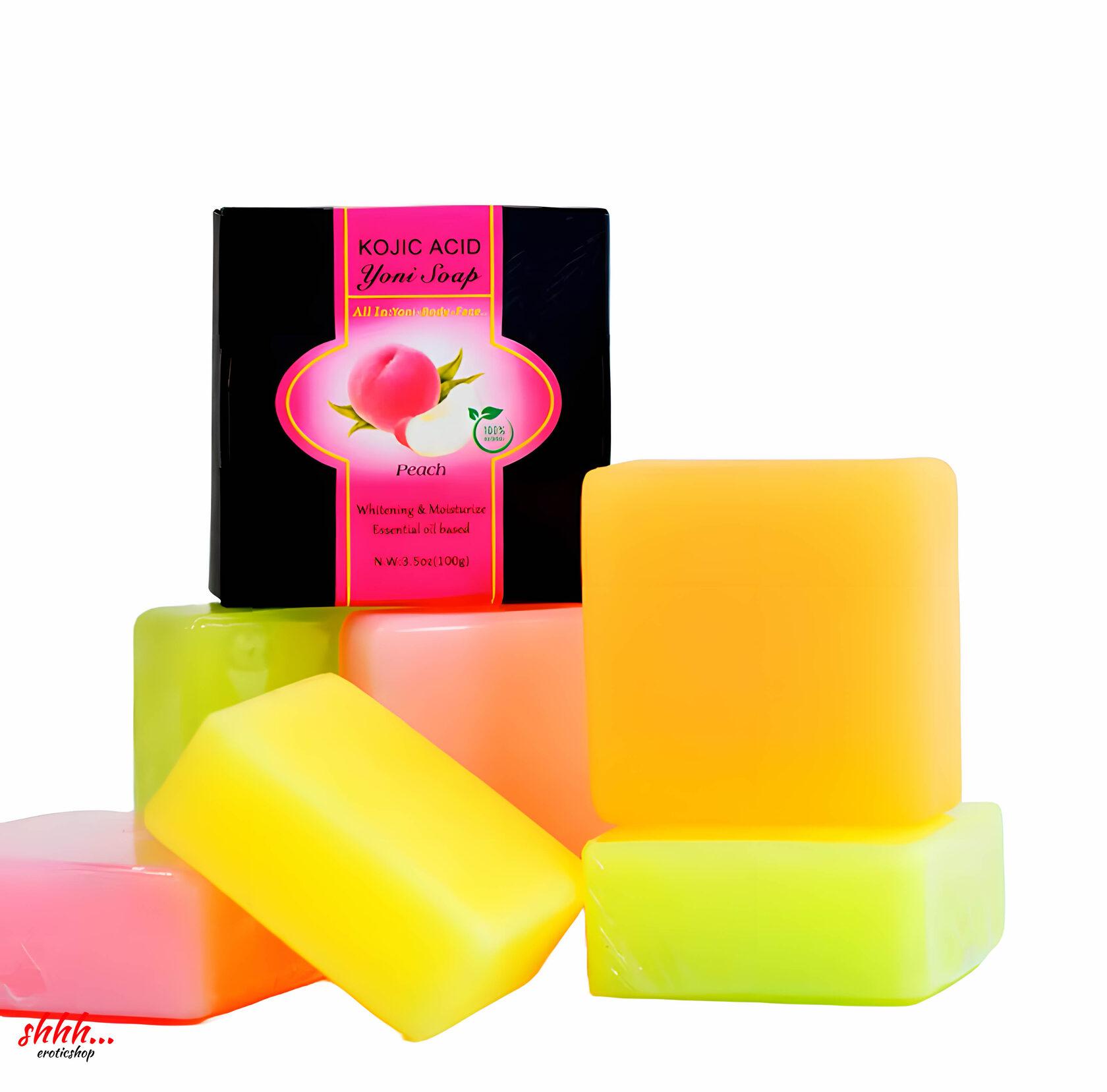 Мыло натуральное отбеливающее Yoni Soap KOJIC ACID