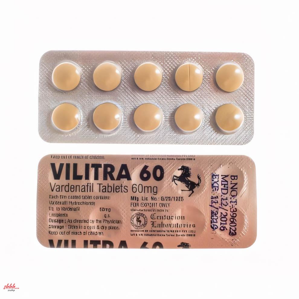 Препарат Для Лечения Потенции И Эректильной Дисфункции Vilitra 60 Mg (10 Шт.)