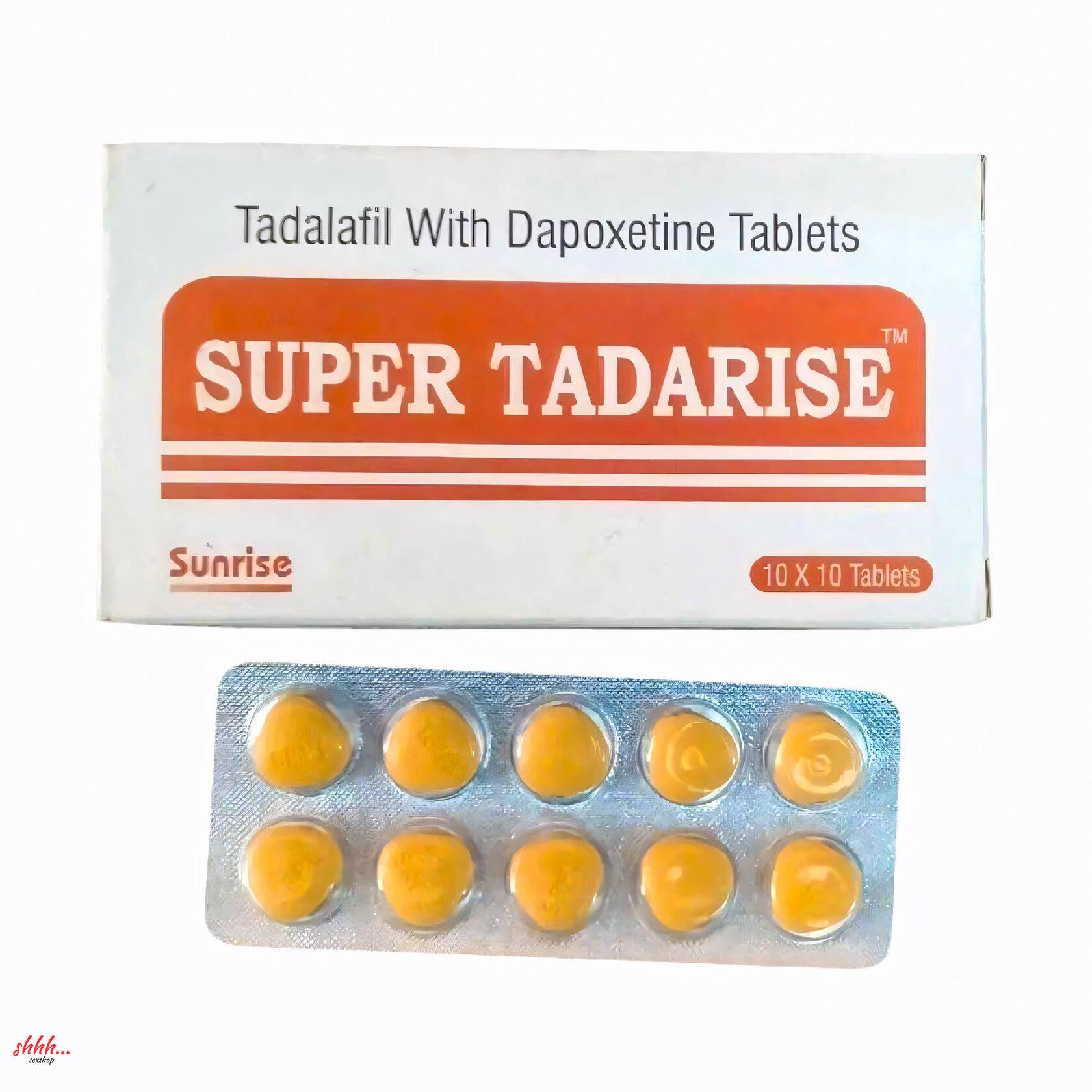 Препарат Для Усиления Эрекции И Продления Полового Акта Super Tadarise 60 Mg (10 Шт.)